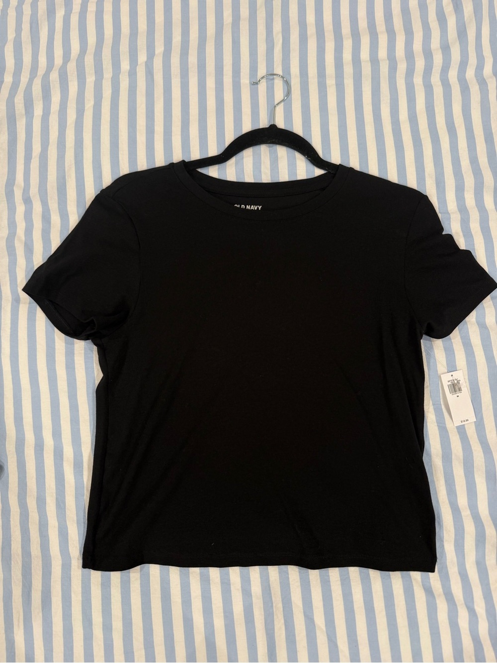 Old Navy Black Short Sleeve Crew Tee